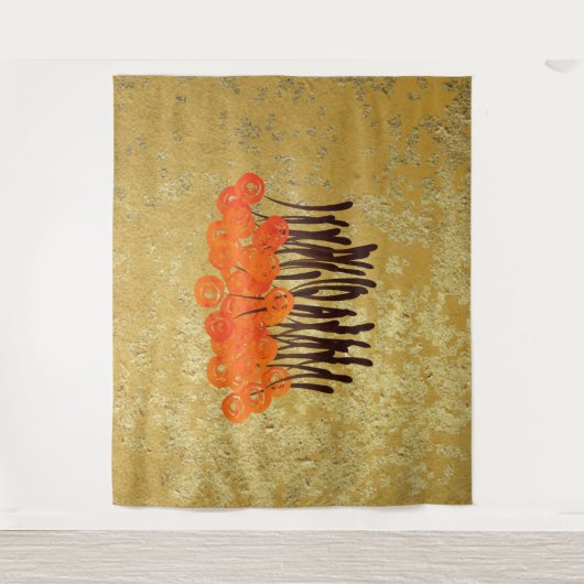 Abstracte rode rozen wandkleed (Voorkant)