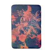 Abstracte rode rozenkunst badmat (Voorkant Verticaal)