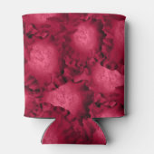 Abstracte rode rozenpapaver bloemen bloemen romant blikjeskoeler (Achterkant)