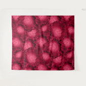 Abstracte rode rozenpapaver bloemen bloemen romant wandkleed (Voorkant (horizontaal))