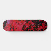 Abstracte Rode Shatter Persoonlijk Skateboard (Horizontaal)
