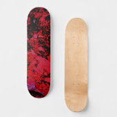 Abstracte Rode Shatter Persoonlijk Skateboard (Voorkant)