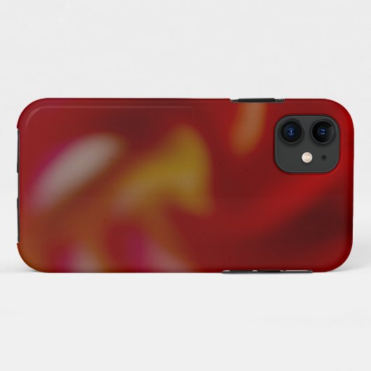 Abstracte rode vervagen Case-Mate iPhone case (Achterkant (horizontaal))