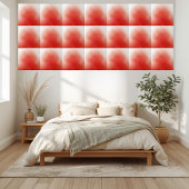 Abstracte Rode Waterverf Was Keramische Tegel Tegeltje