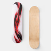 Abstracte rode werveling persoonlijk skateboard (Voorkant)