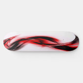 Abstracte rode werveling persoonlijk skateboard (Horizontaal)
