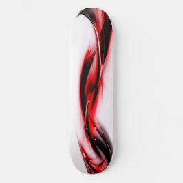 Abstracte rode werveling persoonlijk skateboard