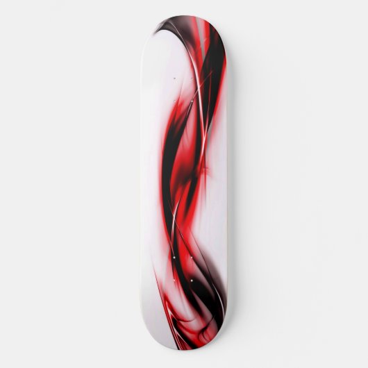 Abstracte rode werveling persoonlijk skateboard (Voorkant)