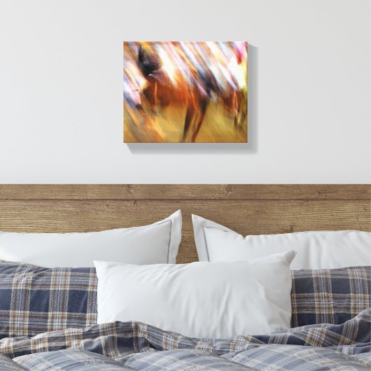 abstracte Rodeo Canvas Afdruk (Insitu (Slaapkamer))