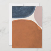 Abstracte roest, marine + roze moderne tijd (Achterkant)