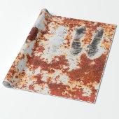 abstracte roesttextuur cadeaupapier (Uitgerold)