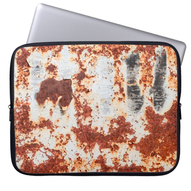 abstracte roesttextuur laptop sleeve (Voorkant)