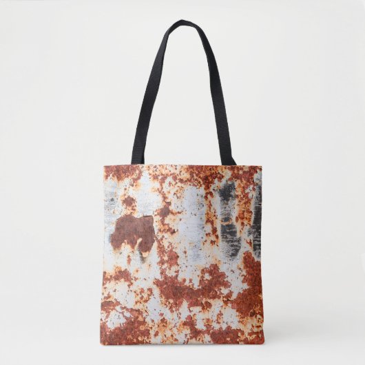 abstracte roesttextuur tote bag (Voorkant)