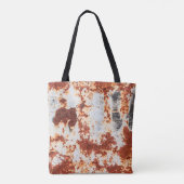 abstracte roesttextuur tote bag (Achterkant)