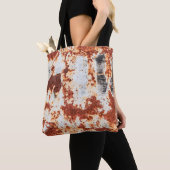 abstracte roesttextuur tote bag (Dichtbij)