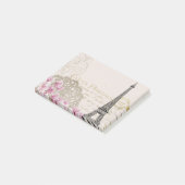 Abstracte Romantische Eiffeltoren Kunst Post-it® Notes (Schuin)