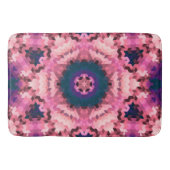 Abstracte rondcirkelvormen mandala kaleidoscope badmat (Voorkant)