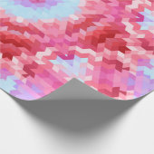 Abstracte rondcirkelvormen mandala kaleidoscope cadeaupapier (Hoek)