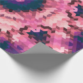 Abstracte rondcirkelvormen mandala kaleidoscope cadeaupapier (Hoek)