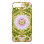 Abstracte rondcirkelvormen mandala kaleidoscope Case-Mate iPhone case (Achterkant)