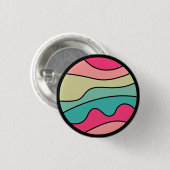 Abstracte Ronde 160422(01) Button 3,2 Cm (Voorkant /achterkant)