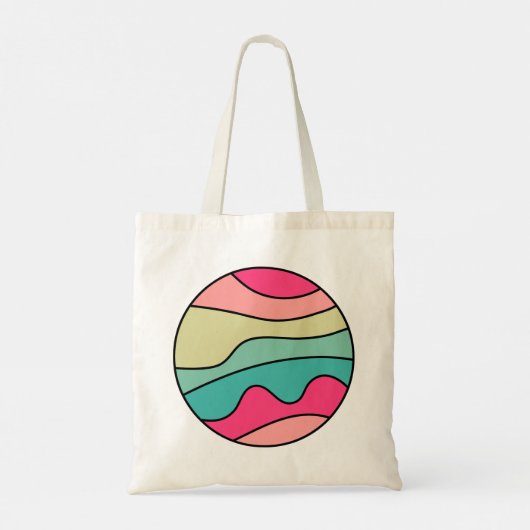 Abstracte Ronde 160422(01) Tote Bag (Achterkant)