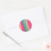 Abstracte Ronde 160422(02) Sticker (Envelop)
