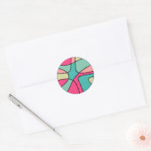 Abstracte Ronde 160422(04) Sticker (Envelop)