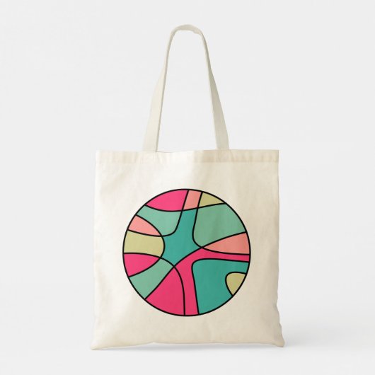 Abstracte Ronde 160422(04) Tote Bag (Achterkant)