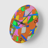 Abstracte Ronde Klok (Hoek)