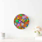 Abstracte Ronde Klok (Huis)