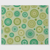 Abstracte ronde ornamenten naadloos  patroon. cadeaupapier (Vlak)