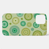 Abstracte ronde ornamenten naadloos patroon. Case-Mate iPhone case (Achterkant (horizontaal))