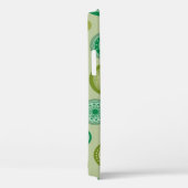Abstracte ronde ornamenten naadloos patroon. Case-Mate iPhone case (Achterkant / Rechts)