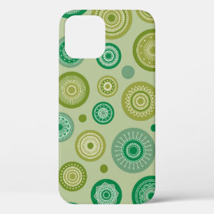 Abstracte ronde ornamenten naadloos patroon. Case-Mate iPhone case