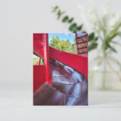Abstracte Rood Glijbaan  Briefkaart (Staand voorkant)
