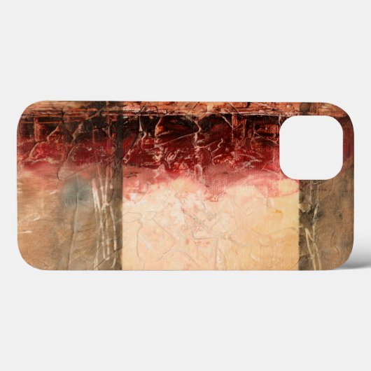 Abstracte rood landschap Case-Mate iPhone case (Achterkant (horizontaal))