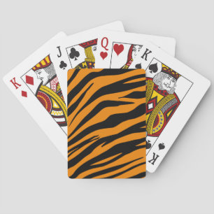 Abstracte Roofdier Huid Camo Kunst: Avontuur ontwe Pokerkaarten