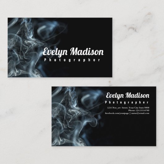 Abstracte rook g888 visitekaartje (Voorkant / Achterkant)