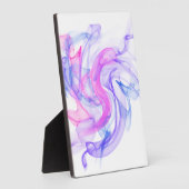 Abstracte rook op het water fotoplaat (Zijkant)