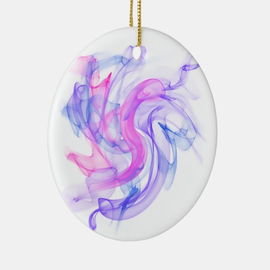 Abstracte rook op het water keramisch ornament (Rechts)