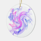 Abstracte rook op het water keramisch ornament (Links)