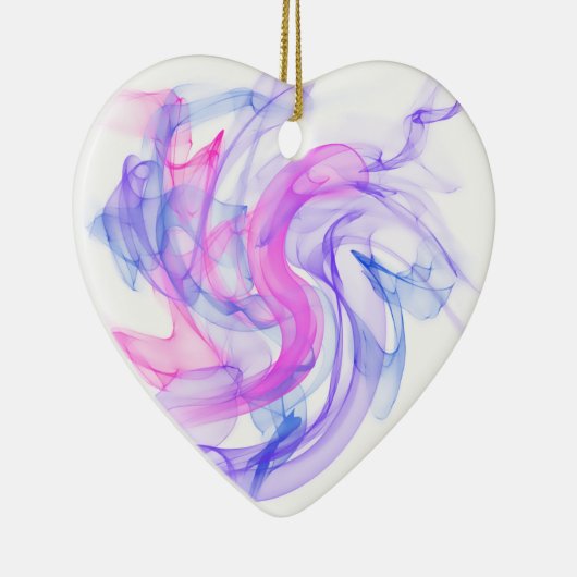 Abstracte rook op het water keramisch ornament (Rechts)