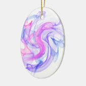 Abstracte rook op het water keramisch ornament (Links)