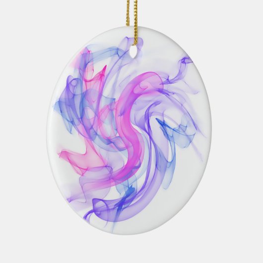 Abstracte rook op het water keramisch ornament (Rechts)