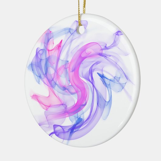 Abstracte rook op het water keramisch ornament (Links)