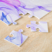 Abstracte rook op het water legpuzzel (Zijkant)