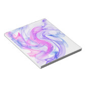 Abstracte rook op het water notitieblok (Schuin)