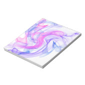 Abstracte rook op het water notitieblok (Linkerzijde)