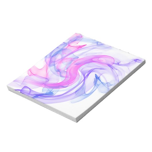 Abstracte rook op het water notitieblok (Linkerzijde)